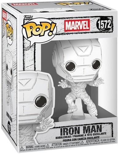 Funko POP! Marvel: Sketched - Iron Man [New Toy] Vinyl Figure, Collectible