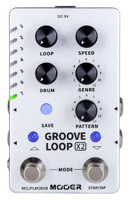 Mooer Groove Loop X2 Stereo Looper / Drum Machine