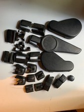 82-92 Camaro Firebird Seat Track Bolt Trim Covers Black Plastic - Lot