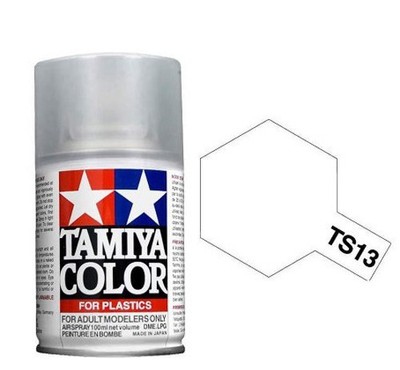 TAMIYA COLOR TS-13 SPRAY PAINT FOR PLASTIC transparent 100 ML