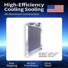 For 3 Row Aluminum Radiator 1932 Ford Streetrat Rod Low Boy Chopped Chevy Motor