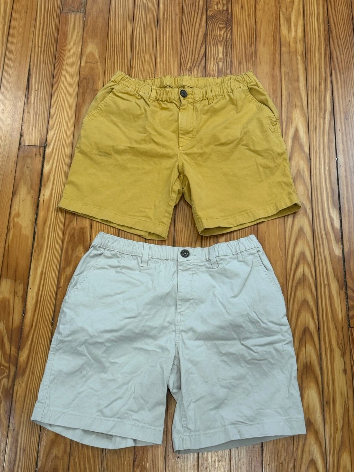 Lot Of 2 Chubbies Originals Men's Khaki Shorts Size M 7 Inseam