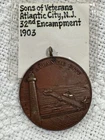 1903 Sons of Veterans Medal Atlantic City NJ Civil War Encampment Lighthouse