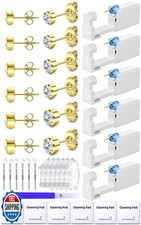 TKKUY 31 Pcs Ear Piercing Kit Ear Disposable Piercing Gun Kit 6 Pcs Self Pier...