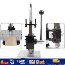 Leather Craft Imprinting Machine DIY Embossing Press Leather Stamp Punching Tool