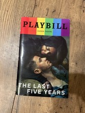 The Last Five Years Broadway Playbill (Pride) - Nick Jonas and Adrienne Warren