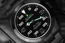 Rolex Air King 116900 Black PVD/DLC Coated Steel Watch 5