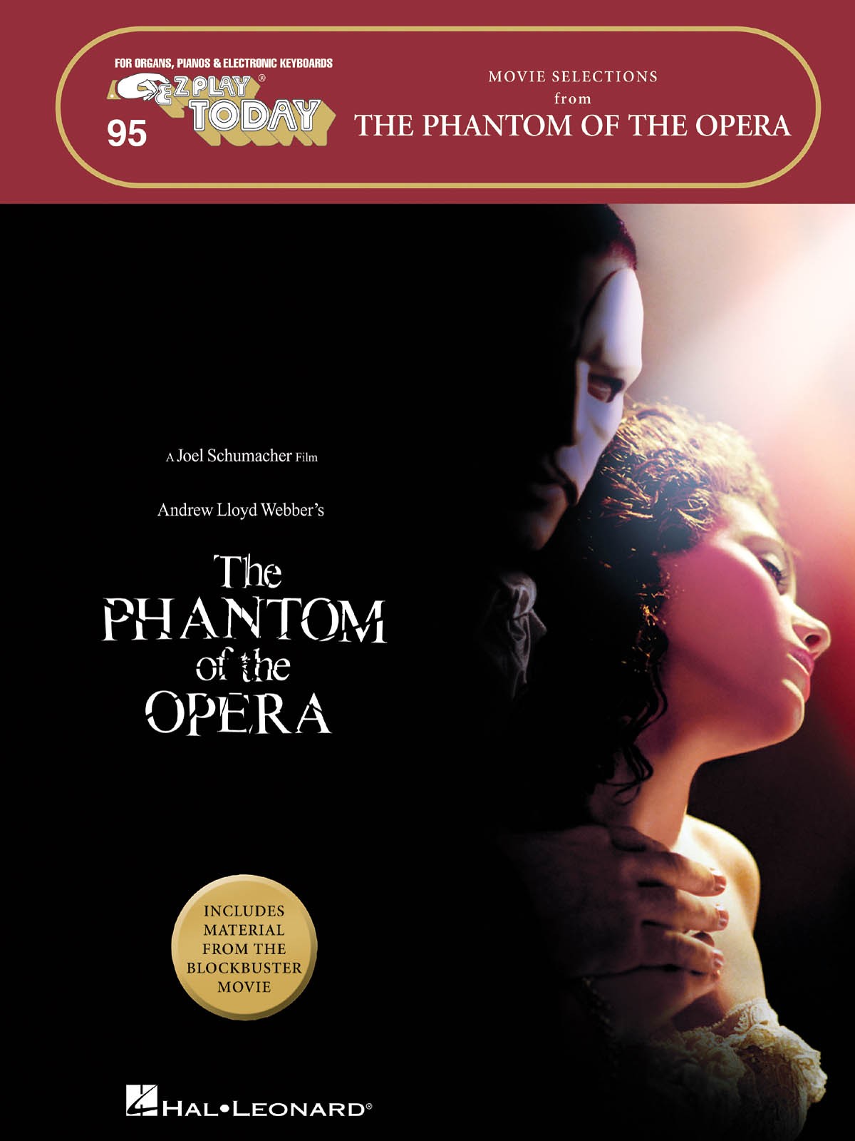 Il Fantasma dell'Opera Movie EZ Play Today Vol 95 per Easy Piano Keyboard Book
