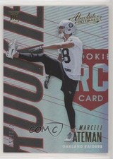 2018 Panini Absolute Rookie Spectrum Red 50/100 Marcell Ateman #148 2qw