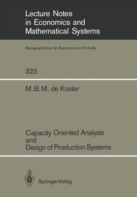 Koster - Capacity Oriented Analysis and Design of Production Systems - - X555z