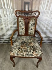 ANTIKER JUGENDSTIL SESSEL ARMLEHNEN SESSEL UM 1900