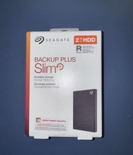 New Seagate Backup plus Slim 2TB HDD Portable Storage 2R1AP7-573