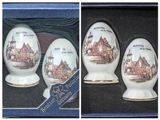 Reutter Germany Plönlein In Rothenburg Ob De Tauber Salt & Pepper Shakers Set