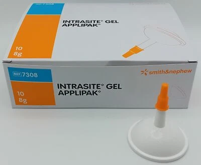 SMITH&NEPHEW Intrasite Gel Applipak 8g - Box of 10 Hydrogel Wound Dressings
