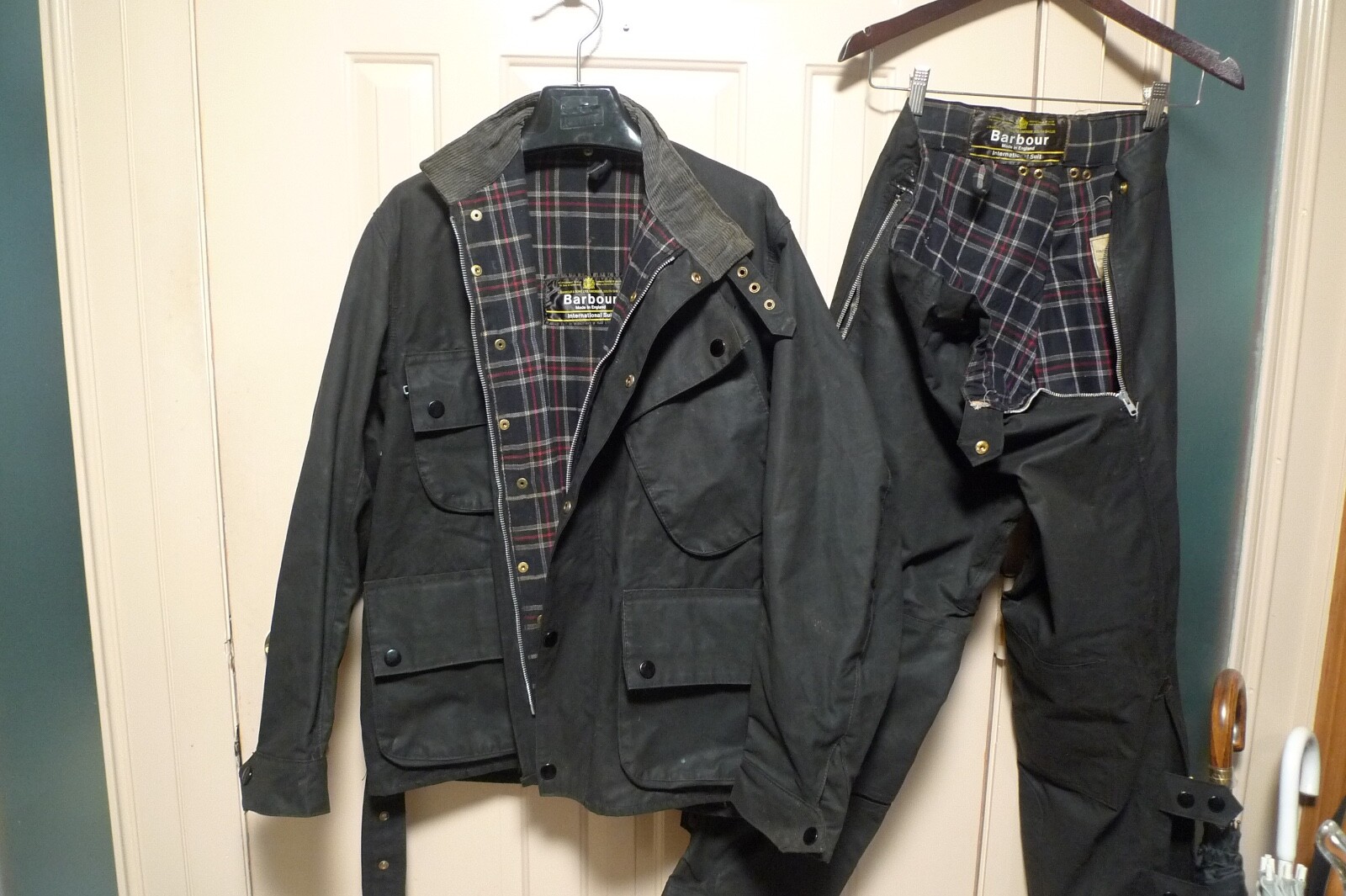 BARBOUR- A7 INTERNATIONAL SUIT WAX COTTON JACKET & … - Gem