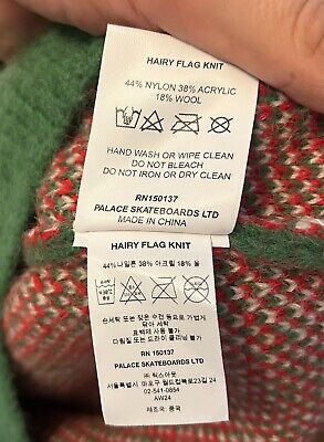 NWT Palace Skateboards Hairy Flag Knit Whales Sweater (size NWT Palace Skateboards Hairy Flag Knit Whales Sweater (size