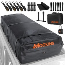 Mockins 50 Cu Ft. Waterproof Roof Cargo Bag 85x 50x 20 With Accessories