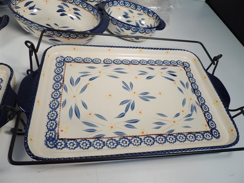 Lot 15 Temp-tation Old World Ovenware Oval Serving Bowls Rect Platters Bundt New - Picture 7 of 12