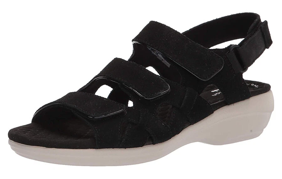 Nuovo con scatola Sandali donna scamosciati Clarks Collection Alexis Band tg. 8 Tg. 9