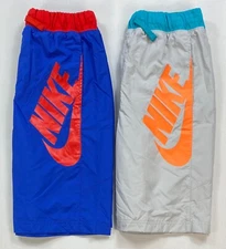Boys Youth Nike Standard Fit Elastic Drawstring Waist Mesh Lined Polyester Short