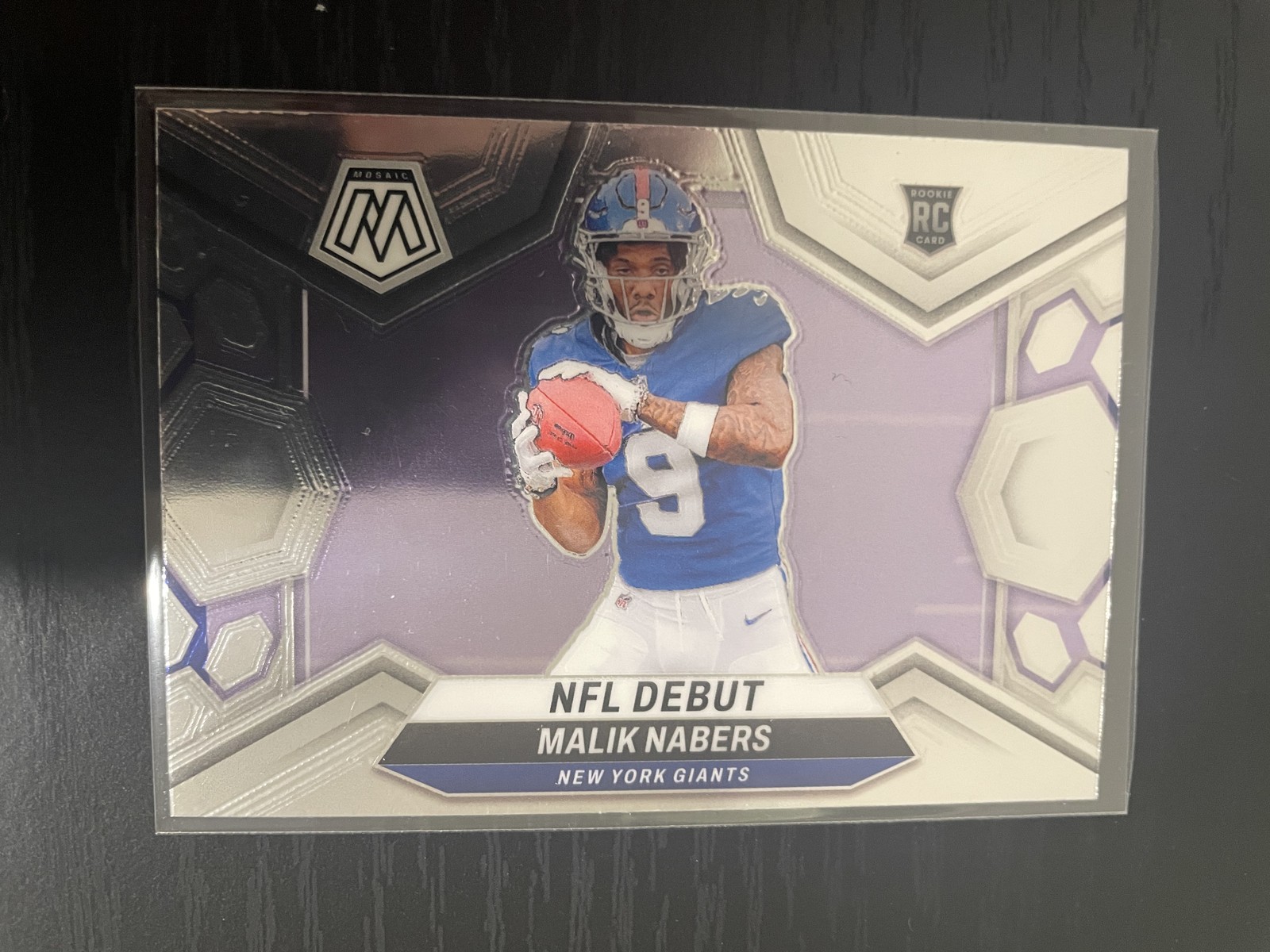 2024 Panini Mosaic - NFL Debut Silver Prizm #284 Malik Nabers (RC)