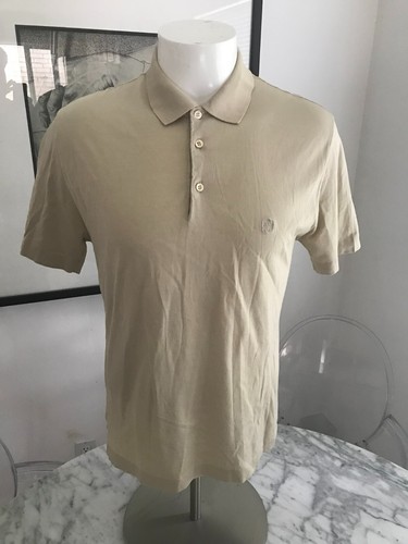 Men's LOEWE 100% Cotton Embroidered Logo Polo Shirt Size Medium ITALY - Picture 1 of 13