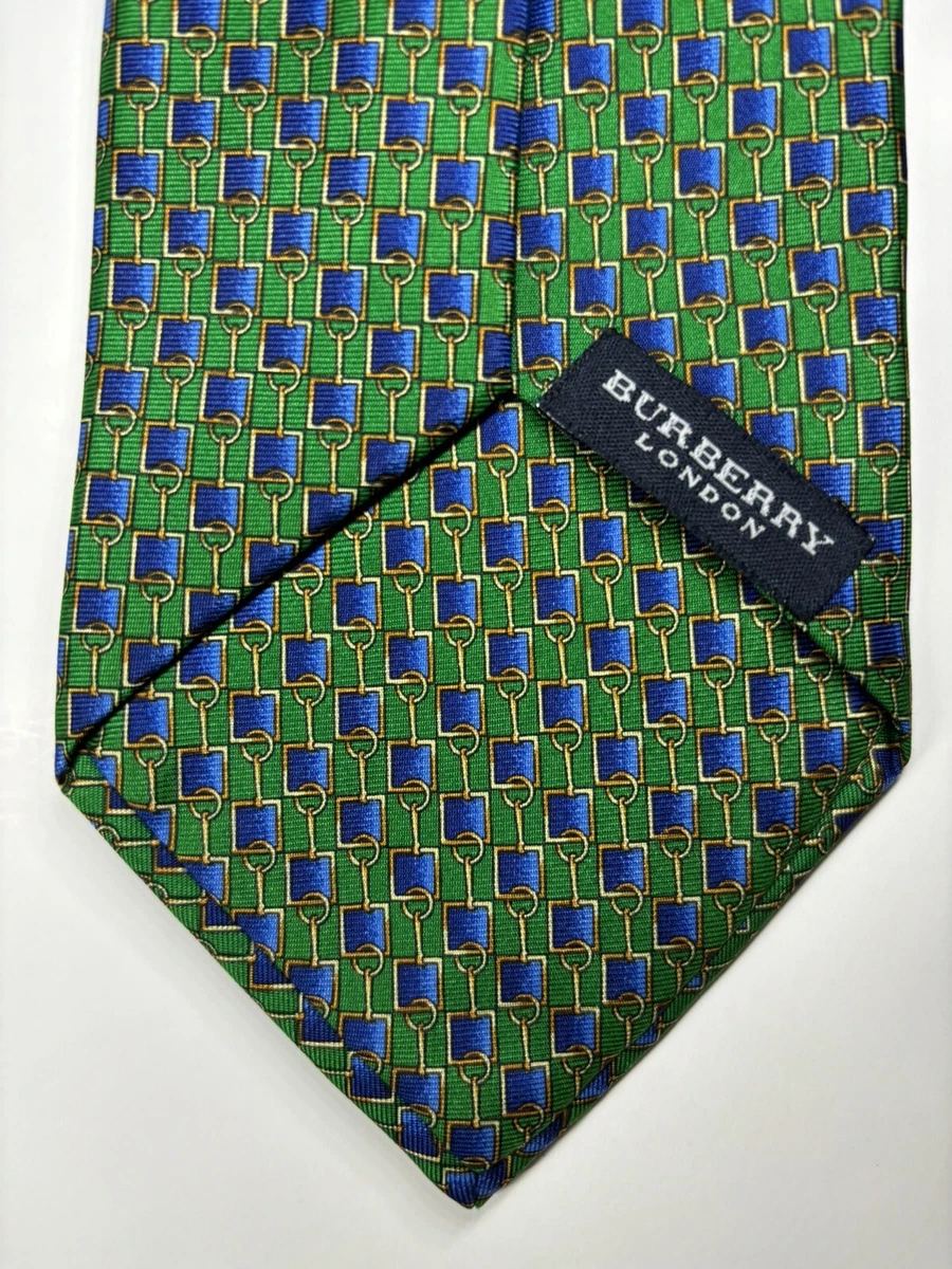 Burberry hotsell green tie