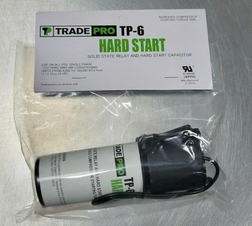 NEW Tradepro TP-6 Solid State Relay Hard Start Kit Capacitor SPP6 for Compressor