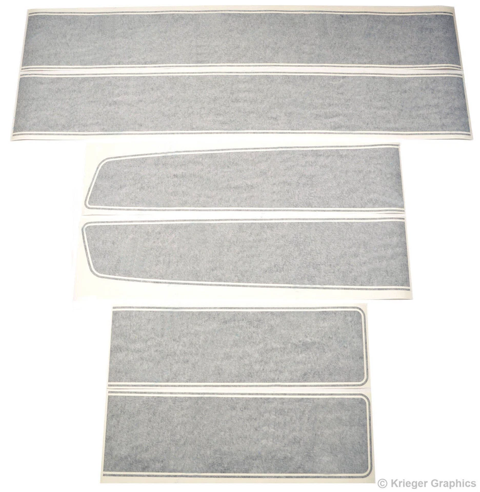 Calcomanías gráficas a rayas de vinilo EZ Rally Racing Stripes 3M para Dodge Dakota Foto 3 de 4