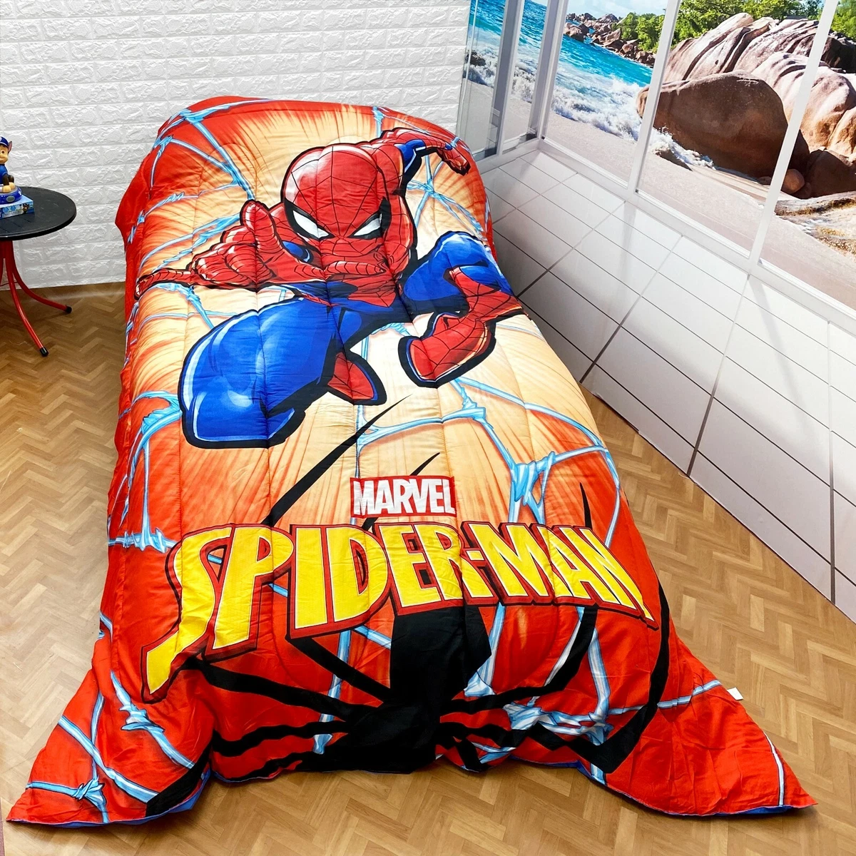 Spiderman Trapunta Piumino 170x260cm Invernale Letto singolo Originale  Ragazzi