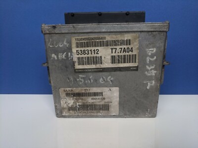 Saab Genuine Electric Control Unit Ecu 5383112 T77a04 5380076 Oem Car Parts Used