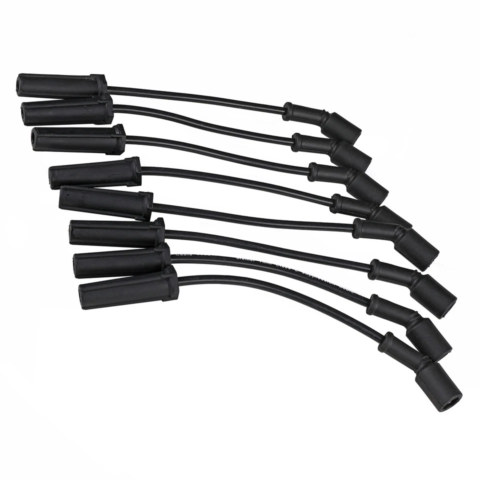 Fios de vela de ignição 7mm para 1999-2006 Chevy GMC Silverado Sierra 1500 V8 - Imagem 2 de 4