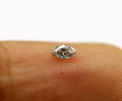 0.076 Ct 100% Certified Natural Diamond Loose Marquise Cut I / SI1 Clarity