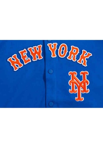 New York Mets Pro Standard Blue 2025 Button Down Official MLB Classic Jersey - Picture 7 of 7