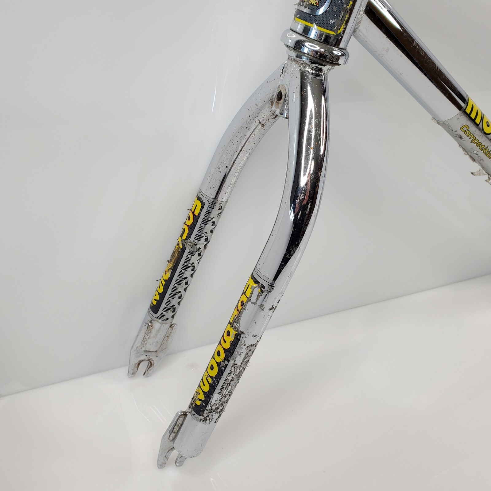 Vintage 1984 Mongoose Expert 20" BMX Frame & Fork Set Chrome eBay