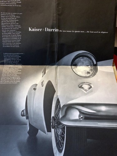 Original 1954 Kaiser Darrin 161 Sales Brochure - Bild 2 von 4
