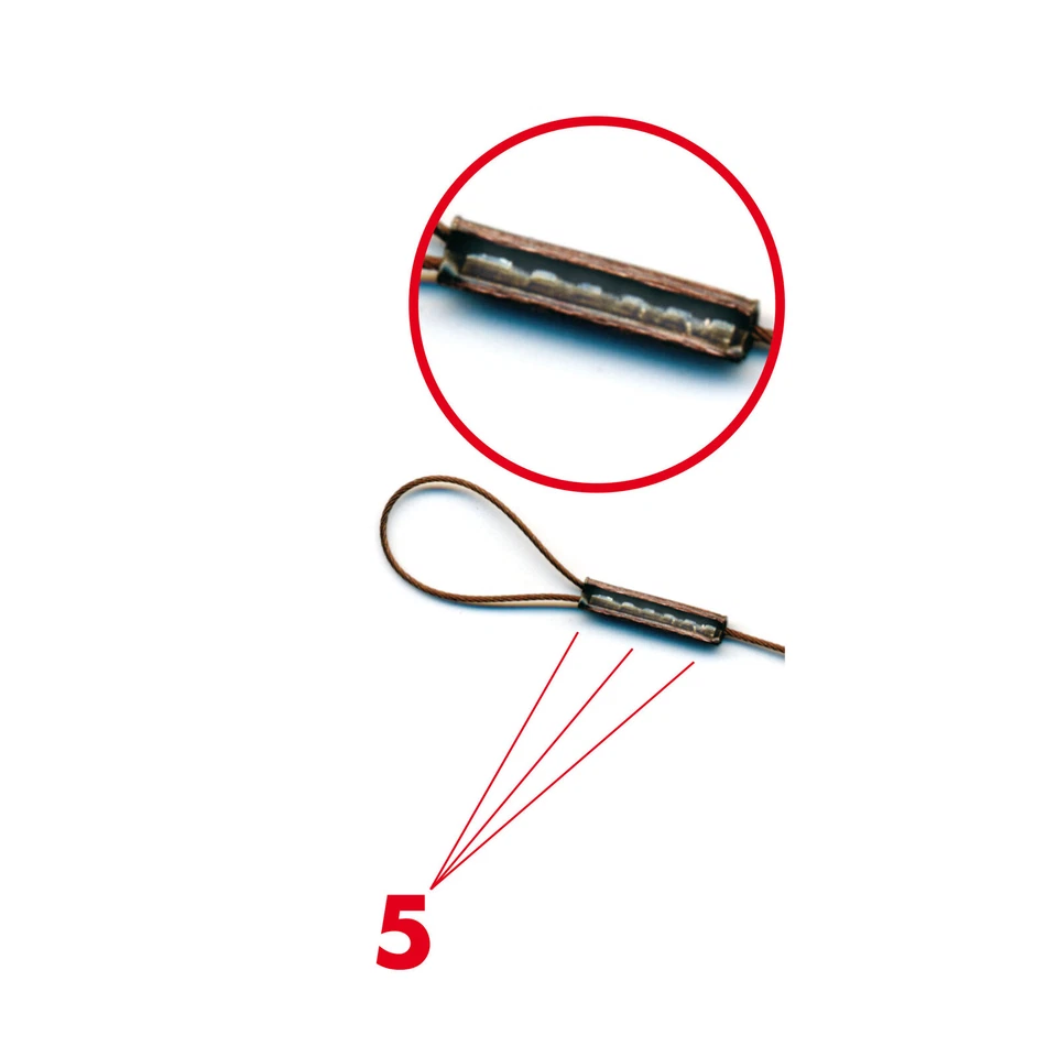 flexonit Quetschhülsenzange professional - Klemmhülsenzange für Stahlvorfach - Bild 2 von 2