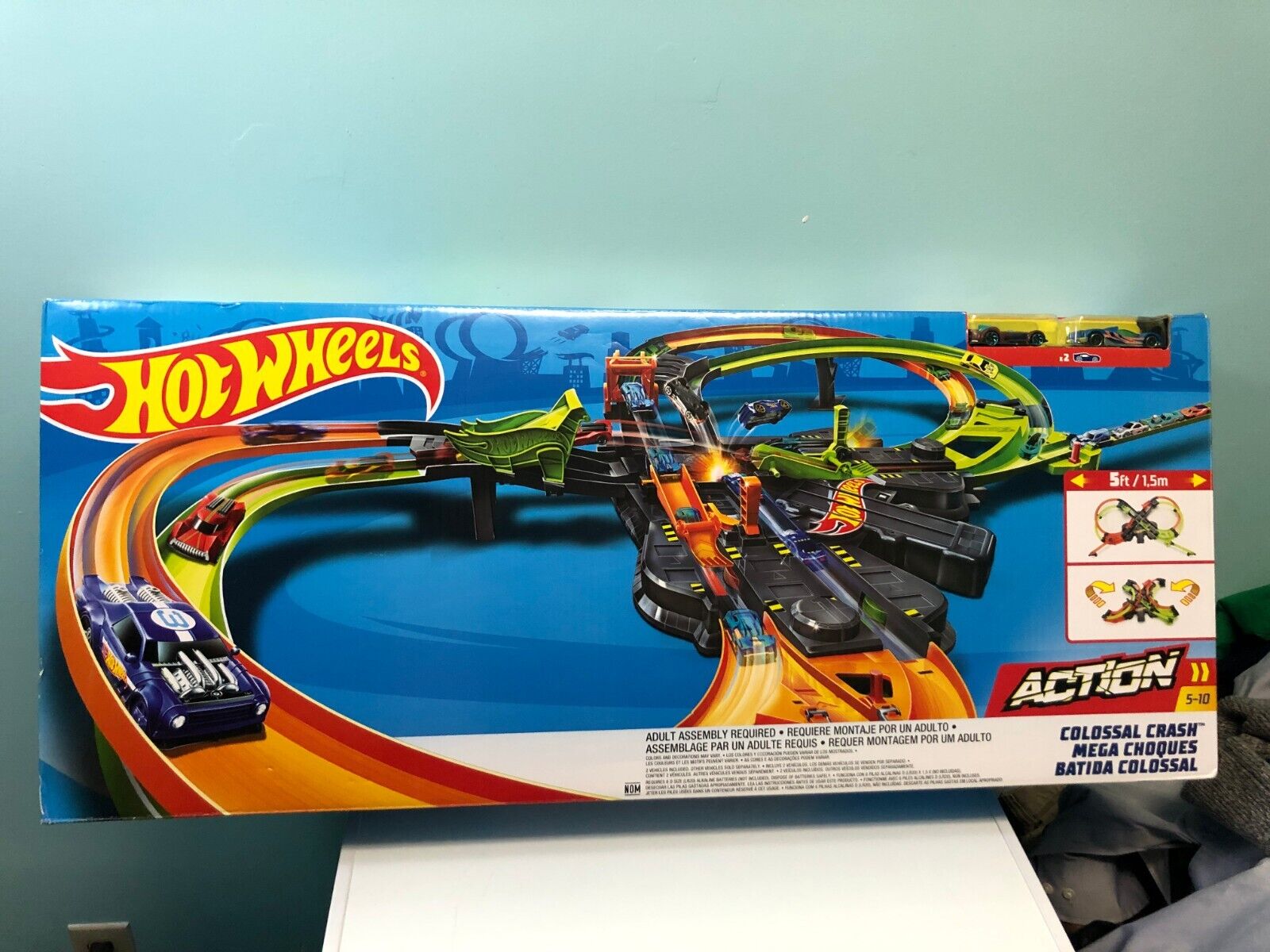 Hot Wheels Colossal Crash Track Set in 2023  Hot wheels, Mattel hot wheels,  Hot wheels track