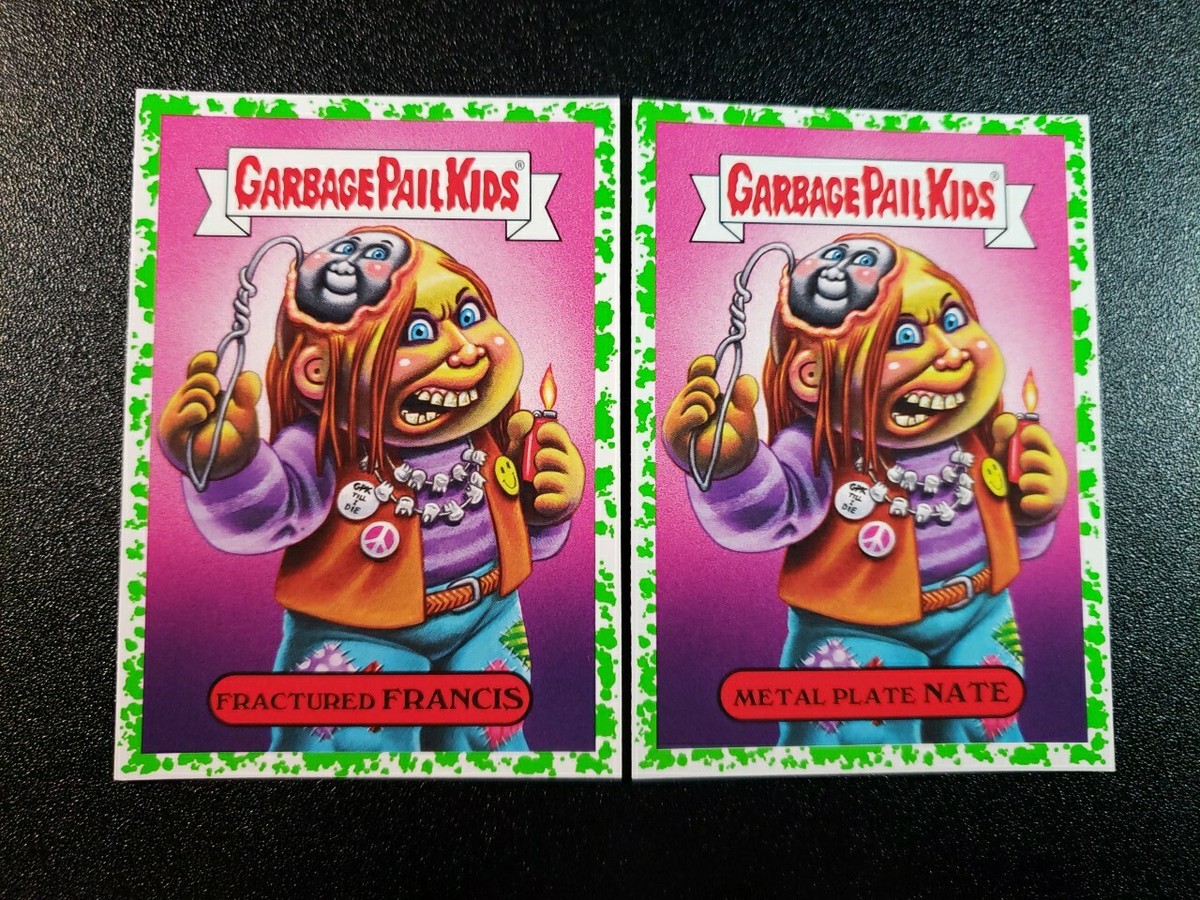 SP Green Chop Top Texas Chainsaw Massacre Part 2 Garbage Pail Kids