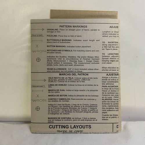 #M6017 McCalls Childs Top Dresses Shorts and Pants Sewing Pattern SIZE 4-6 - Picture 3 of 4