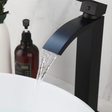 Modern Oil Rubbed Bronze Bathroom Sink Faucet Mixer Tap Vanity Faucet Tall Spout