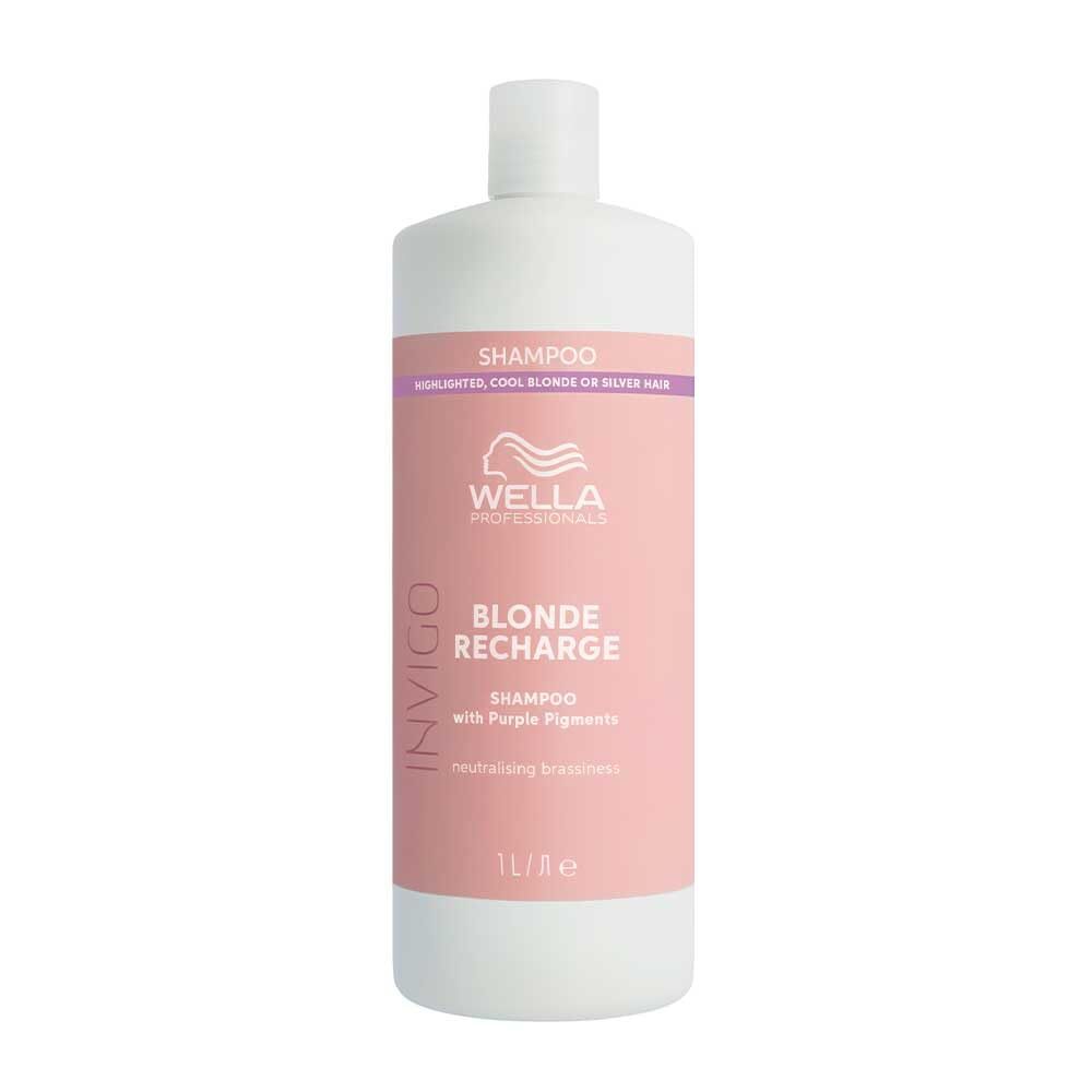 Wella Invigo Blond Recharge Cool Blonde Color Refreshing Shampoo 1000ml