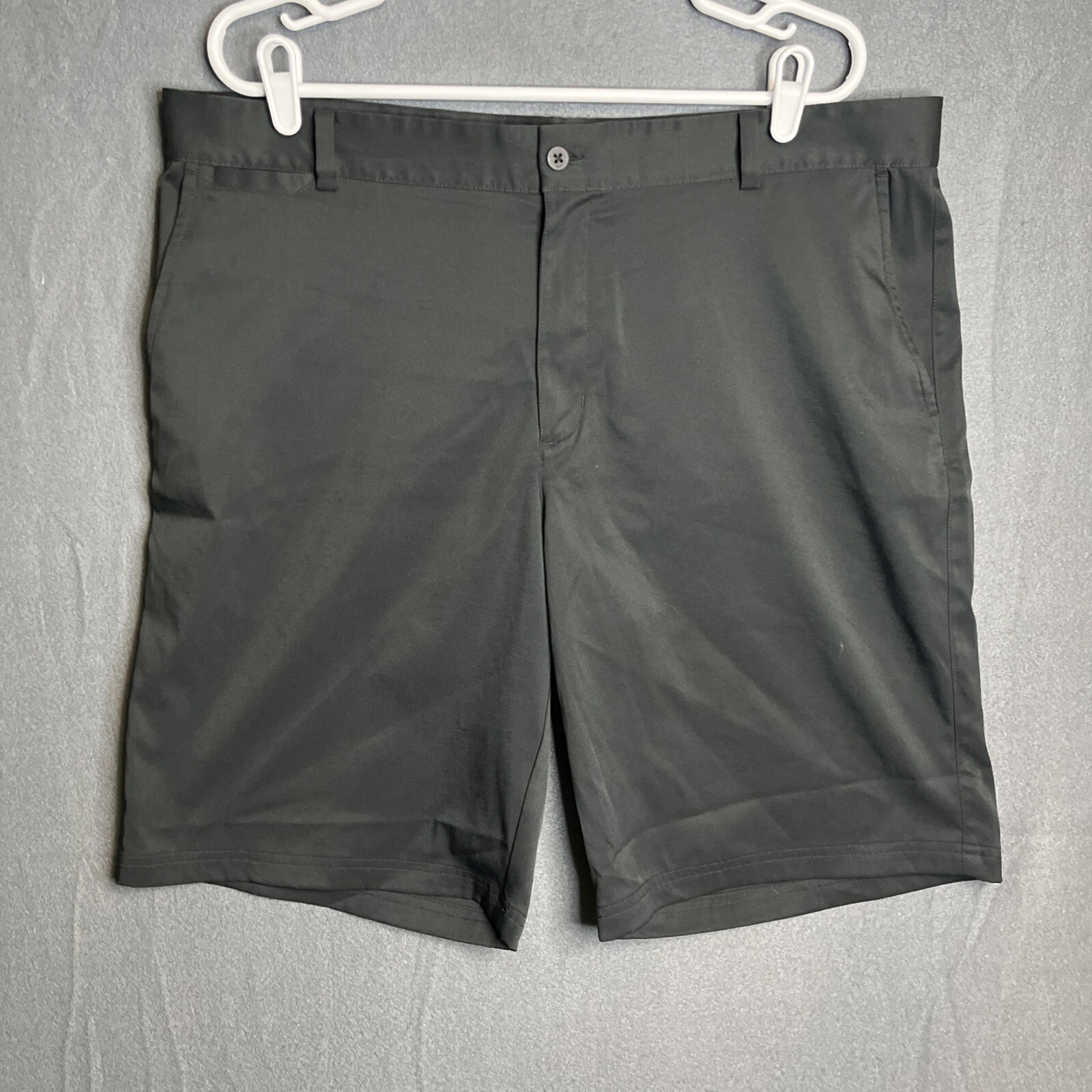 Nike Golf Black Shorts Mens Sz 38 Standard Dri-Fit Pockets Athletic Chino