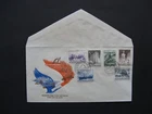 NETHERLANDS, E1 cover FDC 1950, forgery