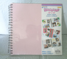 New - Scrapbooking Spiral Album - Pink - 10" x 10"
