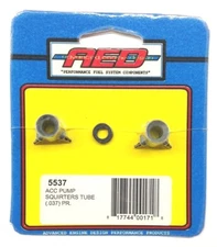 AED 5537 Holley Carb Accelerator Pump Squirters-Tube .037" - 1 pair-Carb nozzles