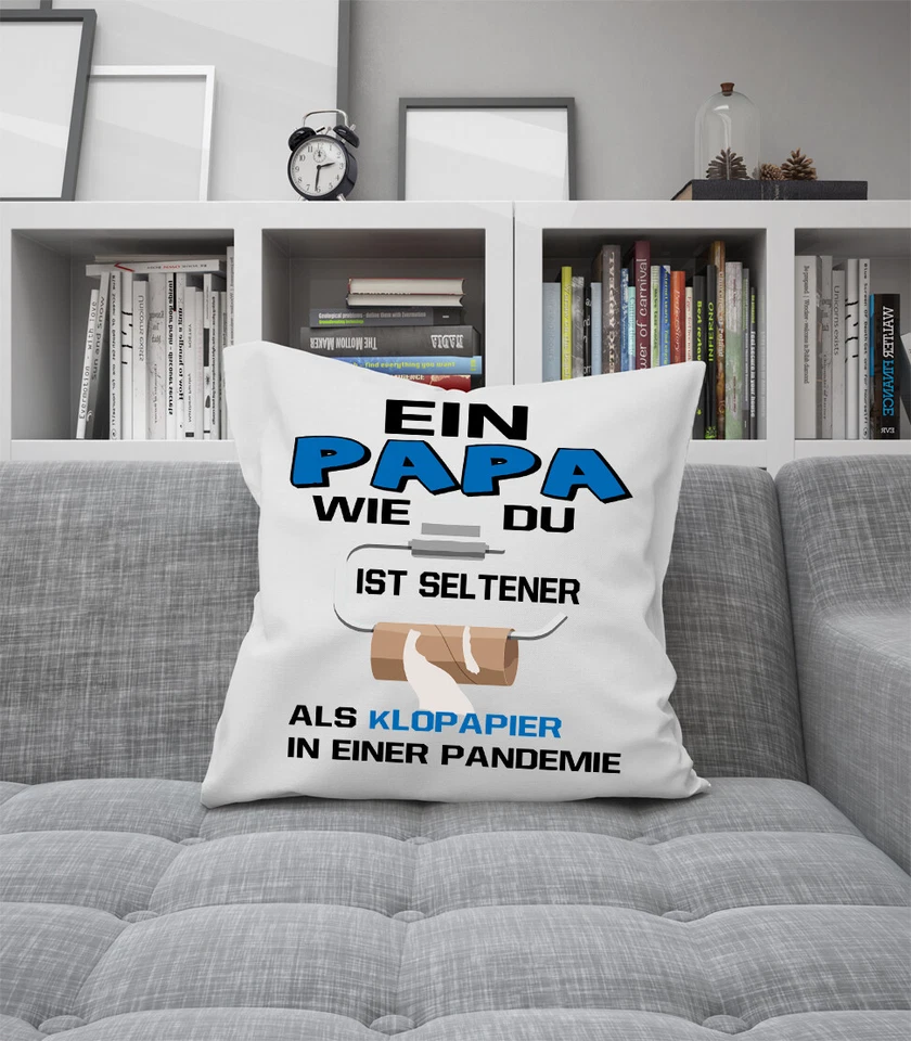 PAPA KISSEN FOTOKISSEN KISSENHÜLLE ZIERKISSEN GESCHENK MIT FÜLLUNG GESCHENK - Bild 4 von 4