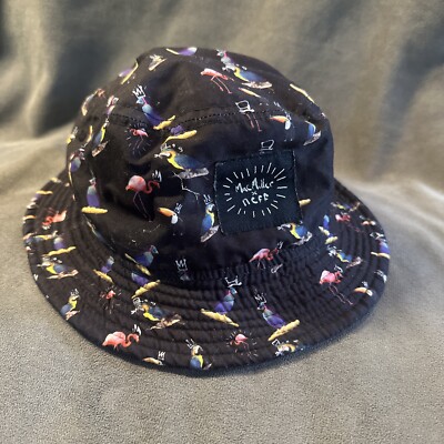 Final Drop Mac Miller X Neff Bird King Bucket Hat RARE Greta Shape Clean Gem