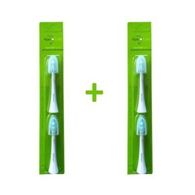 apacare Sonic 3D Sensitiv Bürstenköpfe 2 x 2er Set