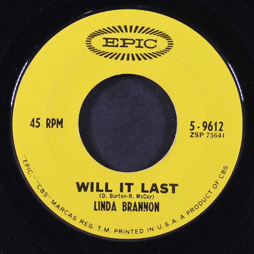 LINDA BRANNON funny face / will it last EPIC 7" Single 45 RPM eBay